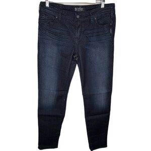 Silver Jeans with mini Dots 32